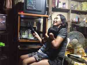 Cathy and her son Liam (4 years)